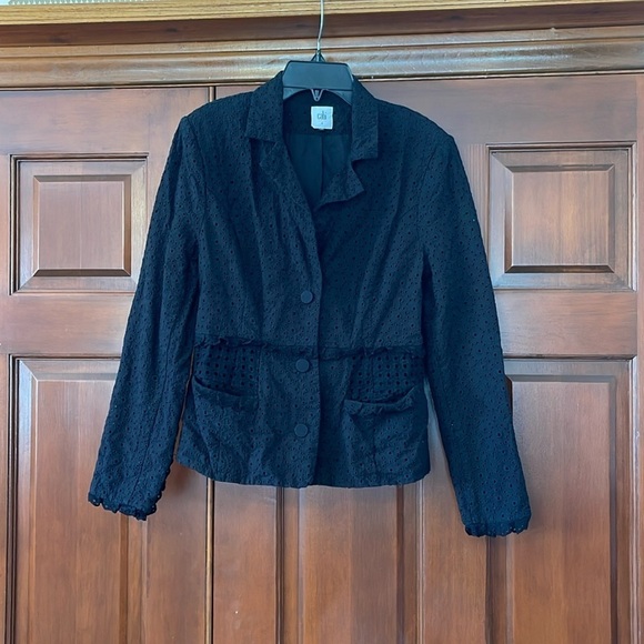 Cabi Flamenco eyelet blazer Size 4 - Picture 3 of 8